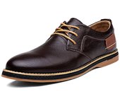 Men Oxfords Genuine Leather Dress Shoes Brogue Lace Up Italian Mens Casual Shoes Luxury Brand Moccasins Loafers Plus Size 38-48