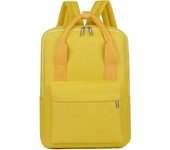 Mochipa Universitario informal de moda para Viajes de Negocios, mochipa para portátil de 14 pulgadas, mochila para hombre y Mujer (Amarillo)