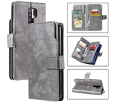 Leather Nine Cards Wallet Case For Samsung A31 A21S A51 A71 A50 A70 A20 A40 A20E A7 A8 A6 J4 J6 J8 2018 Phone Cover