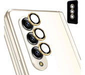 9H Camera Lens Protector for Samsung Galaxy Z Fold 6 5 4 3 Anti Scratch Tempered Glass Metal Ring for Z Flip 6 5 4 Cover 2-3PCS