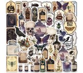 10/30/50/100PCS Gothic Dark Pharmacist Bottle Stickers Aesthetic Specimen Graffiti Toys DIY Skateboard Fridge Laptop Car Phone