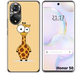 Funda Silicona para Huawei Nova 9 / Honor 50 5G diseño Jirafa Dibujos