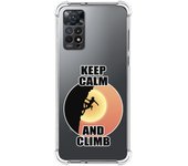 Funda Silicona Antigolpes para Xiaomi Redmi Note 11 Pro / 11 Pro 5G diseño Mujer Escalada Dibujos