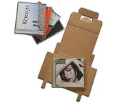 25 CAJAS DE CARTON PARA EL EMBALAJE Y ENVIO DE CD COMPACT DISC - Marca Cuidatumusica - Ref.2121