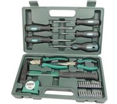 MANNESMANN M29031 - Set de herramientas 31 piezas, Martillos, alicates, destornilladores, etc.