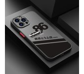 Initial D Anime For iPhone 15 Ultra 14 13 12 11 Mini XS XR X 8 7 Pro Max Plus Frosted Translucent Phone Case