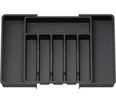 Organizador de cubiletes de plástico, bandeja de armarario, Caja de almacenamiento, Cajón de Cocina