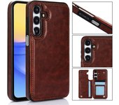 Luxury Slim Fit Premium Leather Cover For Samsung Galaxy A73 A14 A54 A15 A55 A51 A71 A90 5G Wallet Card Slots Flip Case