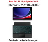Magic Keyboard Case For Samsung Galaxy Tab S8 S7 11 A8 10.5 S6 Lite 10.4 S9 S10 FE 10.9 Tablet Backlit Touch Pad Protective Case