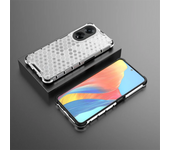 Honeycomb Pattern Armor HD Case for OPPO A98 A58 A78 A17 A97 A57 A36 A74 A54 A55 A93 A73 Four Corner Shockproof Protective Shell