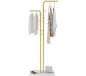 Perchero de Pie de Metal de Recibidor: Perchero Ropa Original de Base Mármol Colgador Ropa de Arbol para Entrada Dormitorio Habitacion Pasillo 171cm