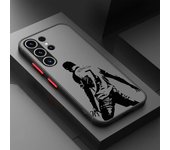 Case For Samsung Galaxy S23 Ultra S22 Plus S21 FE S20 Note 20 10 S10 Lite Phone Cover Matte Hard Funda Mr Football CR7-Ronaldo