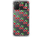 Tumundosmartphone Funda Silicona Antigolpes para Xiaomi POCO M3 / Redmi 9T diseño Cerezas Dibujos