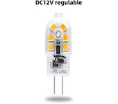 SanjiCook 5PCS New Chandelier LED Mini G4 DC AC Silica Gel 12v Stroboscopic For Crystal Chandelier Instead Of 20W Halogen Lamp