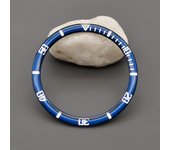 38mm*31.5mm Flat Resin Aluminium Watch Bezel Insert Fits SKX007 SKX009 SRPD Watch Case NH36 NH35 Movement Men Watch Parts