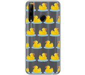 Tumundosmartphone Funda Gel Transparente para Huawei Honor 20 Lite diseño Pato Dibujos