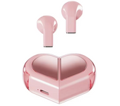 K520 wireless earphones stereo earbuds with rotatable heart-shaped low latency charger suitable for mobile phones and tablets
