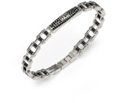 Guess Pulsera Hombre Bracelet Race Guess De Acero Plateado