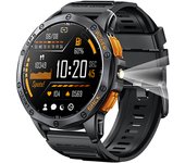 Reloj inteligente con Bluetooth, llamadas, posicionamiento, brújula, linterna, frecuencia cardíaca, resistente al agua