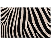 Felpudo de coco estampado zebra impreso 45x75