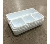 Organizador Ajustable De Cajones 8 Piezas Set Cajas De Almacenamiento Para Maquillaje Cosméticos Joyería Y Cocina Armaria De Baño