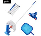 Pool Vacuum Cleaning Kit Clean Bottoms Net For Pool Filter Swimming Pool Vacuum Cleaner Set Cleaning Skimmer Pools Products Tool