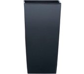 Prosperplast Urbi Square Maceta Alta Plástico Blanco 19L Depósito Interior