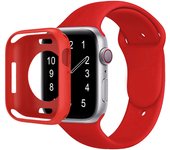 Candy Soft Silicone Bend+Case for Apple Watch Cover 9 8 7 6 Se 5 45mm 42mm 38 Protection Iwatch Serie 44mm 40mm 41mm Strap+case