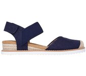 Skechers Bobs Desert Kiss - Sun Shining Alpargatas para mujer azul marino en textil 83608