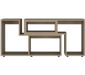 TUHOME Mueble de Televisor Extensible Beijing, con gabinete, Miel Madera manufacturada Salón-Mueble Tv