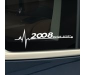 Car Reflective PVC Decor Side Window Sticker For Peugeot 206 307 308 407 207 3008 208 508 2008 301 408 607 4008 5008 Accessories
