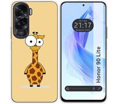 Funda Silicona para Huawei Honor 90 Lite 5G diseño Jirafa Dibujos