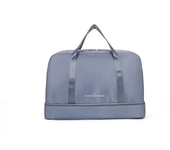 Travel Waterproof Duffel Gym Tote Bag Weekender Carry on Overnight for Women with Trolley Sleeve Wet Pocket