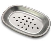 Timeless Design Meets Functionality, Anti Rust Stainless Steel Soap Dish With Large Capacity Tray, Chrome Finish Complements Modern Bathrooms, Dual