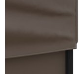 vidaXL Carpa de fiesta plegable con paredes laterales gris taupe 3x3 m