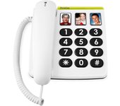 Doro phone easy 331ph blanco teléfono fijo con cable botones foto