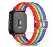 20mm/22mm band For Amazfit GTS 4/2/2e/3/GTS2 Mini/GTR/4/3/Pro/GTR2/42mm/stratos Nylon Elastic Watch Bracelet Amazfit bip strap