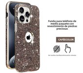 Magsafe Magnetic Wireless Charging Solid Color Glitter Phone Case for iPhone 16 Pro Max 14 12 13 15 Pro Max Bumper Back Cover
