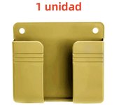 1pc  Wall Mounted Mobile Phone Holder Multifunction Organizer Storage Box Remote Control Charger Stand  Universal Accessories