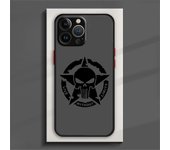 Marvel Art Punisher Phone Case For iPhone 15 14 13 12 11 Pro Max mini XS Max XR X 8 Plus SE Frosted Translucent Cover