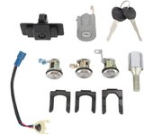 Car Full Lock Cylinder Key Set MR259111 Replacement for Mitsubishi Pajero Montero 2nd 1990 to 2004