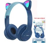 Auriculares Inalámbricos Para Niños Con Luz De Flash Y Micrófono Headset Estéreo Para Música Y Juegos Regalo Para Niñas Y Niños