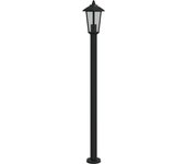 vidaXL Farola de exterior de acero inoxidable 120 cm Color Negro,  Plateado, y mas