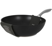 Quttin - Sartén Wok 28cm Aluminio Forjado Full Inducción, Colección Spiral - Apta para Todas las Cocinas, Antiadherente y Fácil de Limpiar - Resistente y Duradera