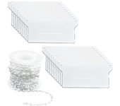 [2023] 20 Piezas de Pesas para Persianas Verticales 89mm Blanco SSITO