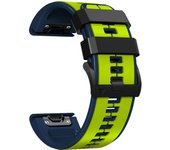 22MM 26MM Silicone WatchBand For Garmin Fenix 7X 7 6X 6 Pro 5X 5 Plus tactix Wrist Strap Forerunner 945 Quick Release Bracelet
