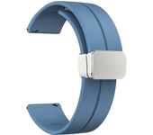 20mm 22mm Strap For Samsung Galaxy watch 4/5 pro/classic/gear s3/active 2 Sport Silicone Magnetic Buckle For Huawei GT 2 3 band