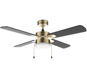 CECOTEC 08463 Ventilador de Techo 42" con Luz, Motor de Cobre, 3 Velocidades y Modo Invierno/Verano