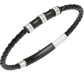 BREIL Colección WANDERLUST, Pulsera Hombre en PELLE AND Maple, Ideas de Regalos para Hombre