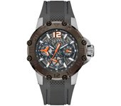 Guess Contender Gw0640g1 Reloj De Pulsera Analógico Para Hombre Color Gris
